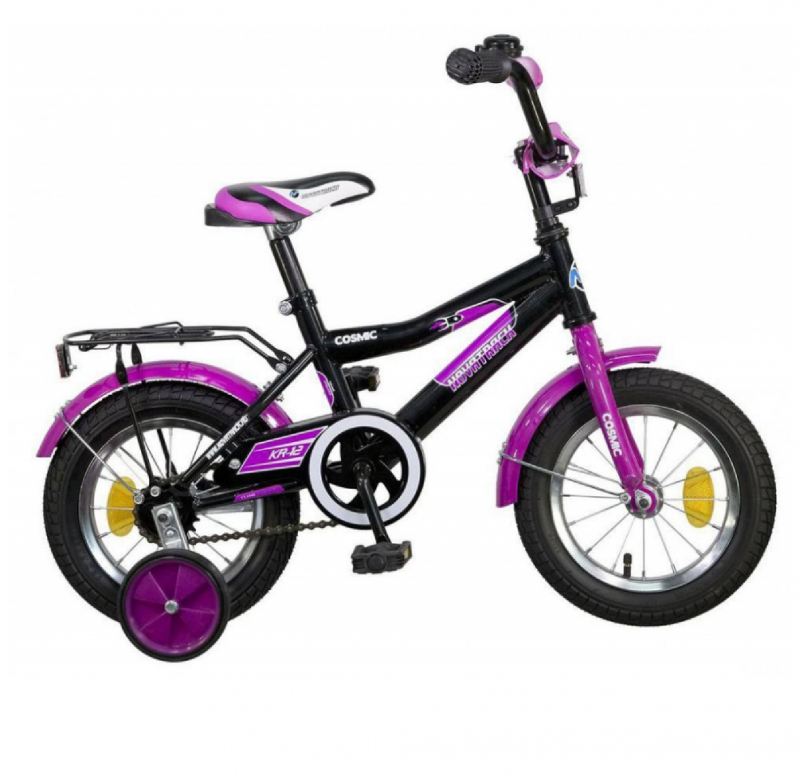 Велосипед 12 Novatrack COSMIC ЧЕРНЫЙ