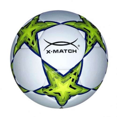 Мяч футбольный X-Match, ламинир PU+EVA, машин.обр.