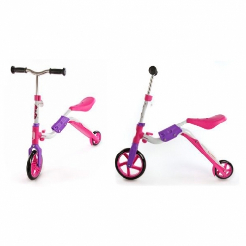 Самокат 2 в 1 Moby kids, розовый
