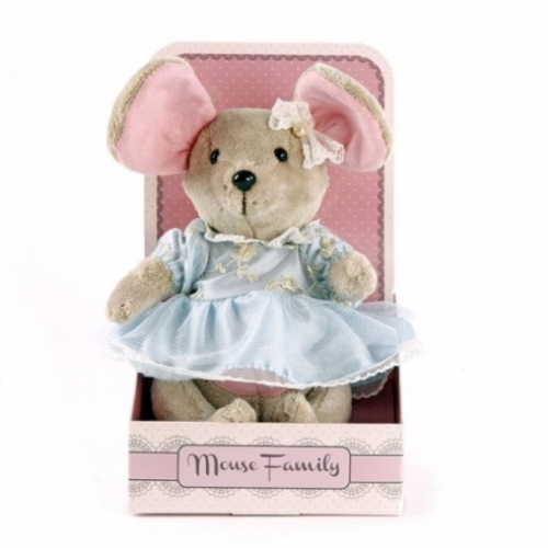 Мышка шарнирная Вaby mouse "Капелька" в платье