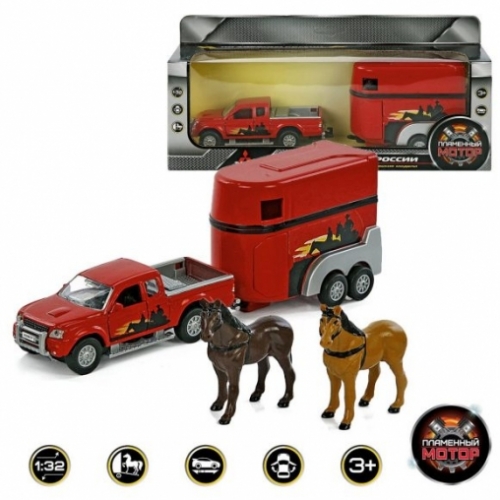 Машина мет. ин. 1:36 Mitsubishi Дикий запад, откр.двери, 14 см, (26см)