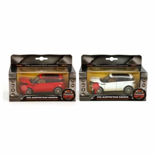 Машина мет. 1:32 Range Rover Evoque, свет, звук, откр.двери, капот, цвета в ассорт., 13 см