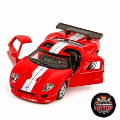 Машина мет. 1:43 Ford GT, откр.двери, цвета в ассорт., 11 см
