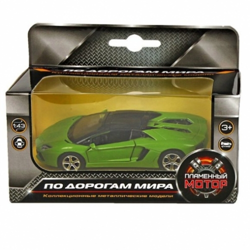 Машина мет. 1:43 Lamborghini Gallardo LP 560, откр.двери, цвета в ассорт., 11 см