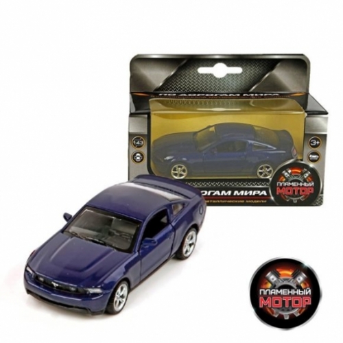 Машина мет. 1:43 Ford Mustang GT, откр.двери, цвета в ассорт., 12 см