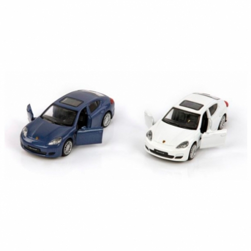 Машина мет. 1:43 Porsche Panamera Sоткр.двери, цвета в ассорт., 12 см
