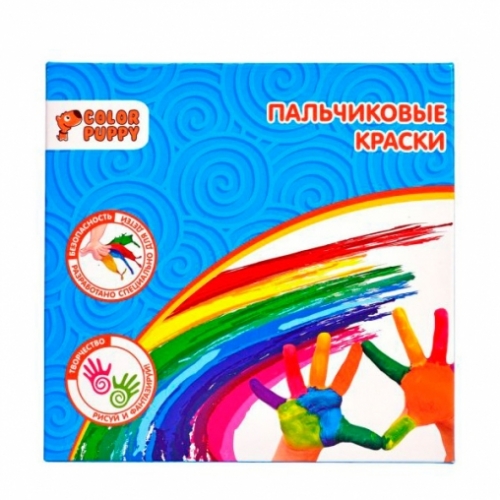 Пальчиковые краски 4 цв., 140 мл