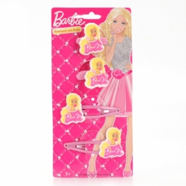 АКСЕССУАРЫ ДЛЯ ВОЛОС "ИГРАЕМ ВМЕСТЕ" BARBIE (РЕЗИНКИ - 2ШТ, ЗАКОЛКИ - 2ШТ)