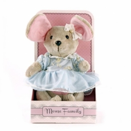 Мышка шарнирная Вaby mouse "Капелька" в платье