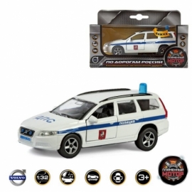 Машина мет. ин. 1:36 Volvo V70 ДПС, свет, звук, откр.двери, 13 см