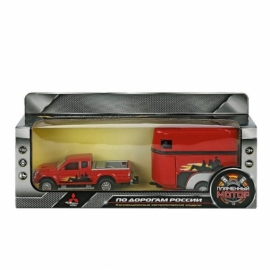 Машина мет. ин. 1:36 Mitsubishi Дикий запад, откр.двери, 14 см, (26см)