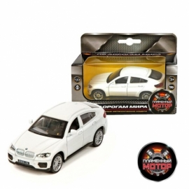 Машина мет. 1:43 BMW X6, откр.двери, цвета в ассорт., 12 см