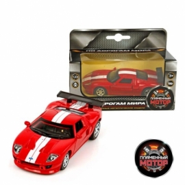 Машина мет. 1:43 Ford GT, откр.двери, цвета в ассорт., 11 см