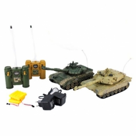 Танковый бой р/у 1:28 Т-90 (Россия) - Abrams M1A2 (США)