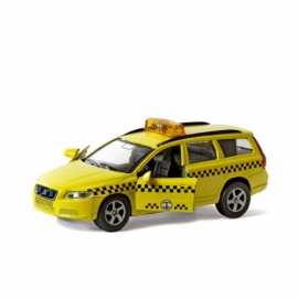 Машина мет. ин. 1:36 Volvo V70 Такси, звук, откр.двери, 13 см