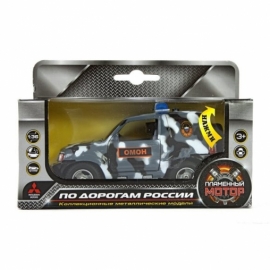 Машина мет. ин. 1:36 Mitsubishi Омон, свет, звук, откр.двери, 13 см