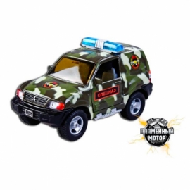 Машина мет. ин. 1:36 Mitsubishi Спецназ, свет, звук, откр.двери, 12 см